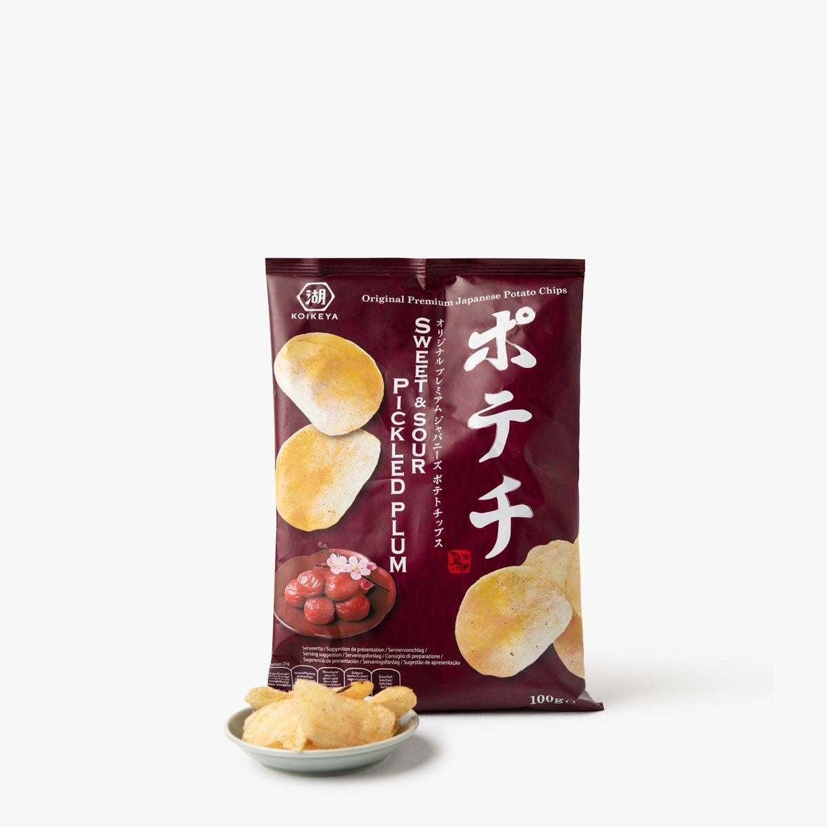 KOIKEYA Chips de pommes de terre à la prune salée 100g