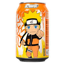 Ultra Pop Carbonated drink naruto orange , 330ml