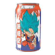Ultra Pop Carbonated drink Dragon Ball Super Goku - Strawberry Banana, 330ml
