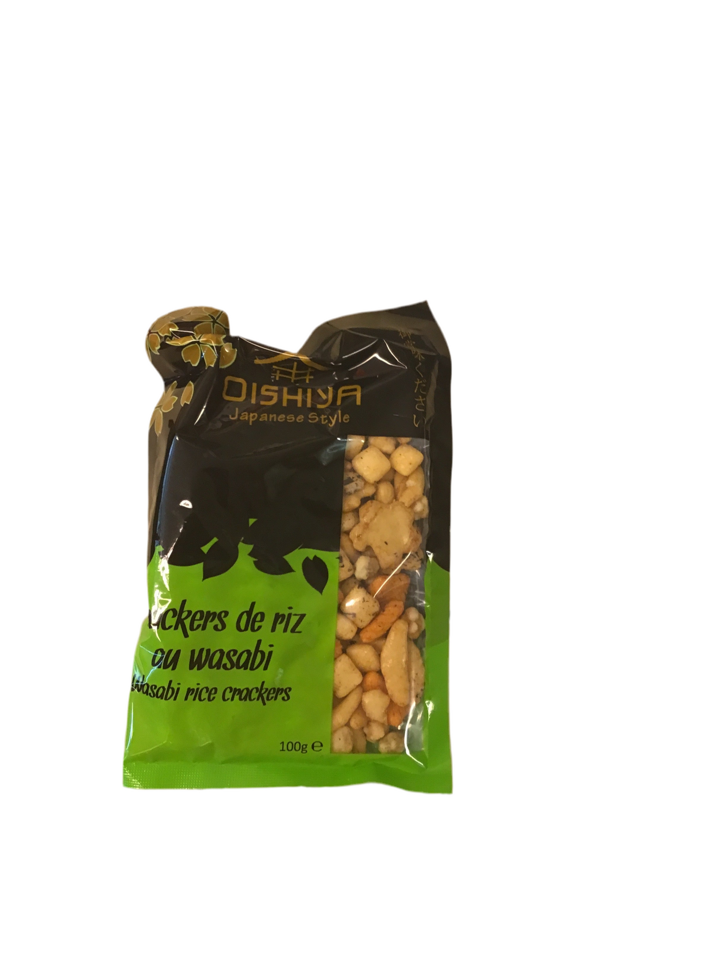 OISHIYA Crackers de riz au wasabi 100g