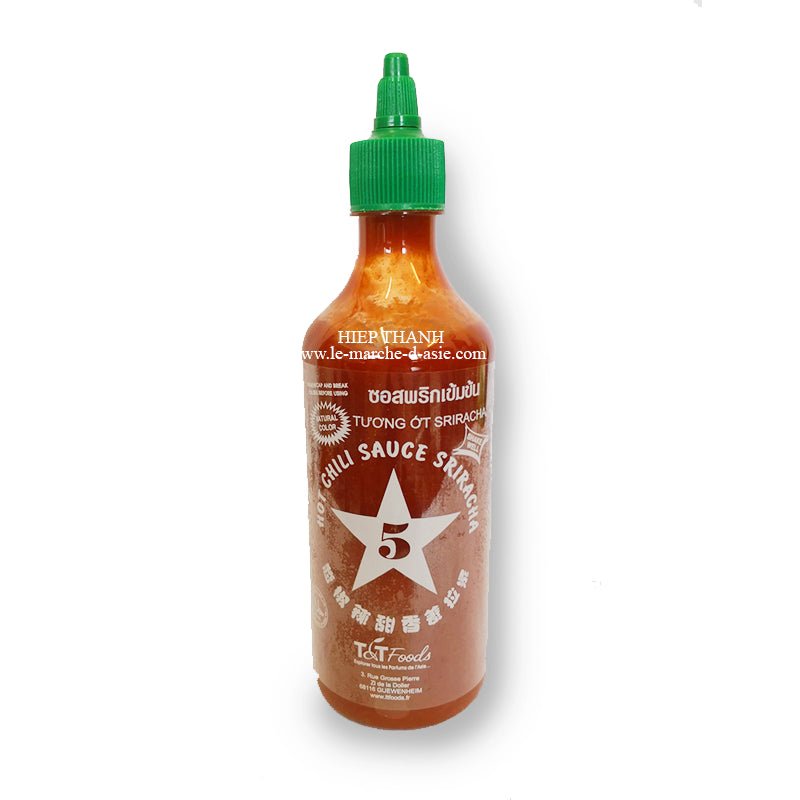 5 étoiles Sauce de piment Sriracha 455ml - GATSU GATSU
