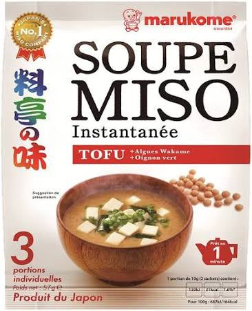 Soupe miso tofu marumoke 5x130g