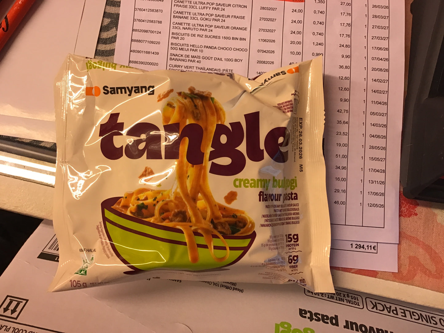 Samyang Tangle Pâte Crémeuse Aux bulgogi