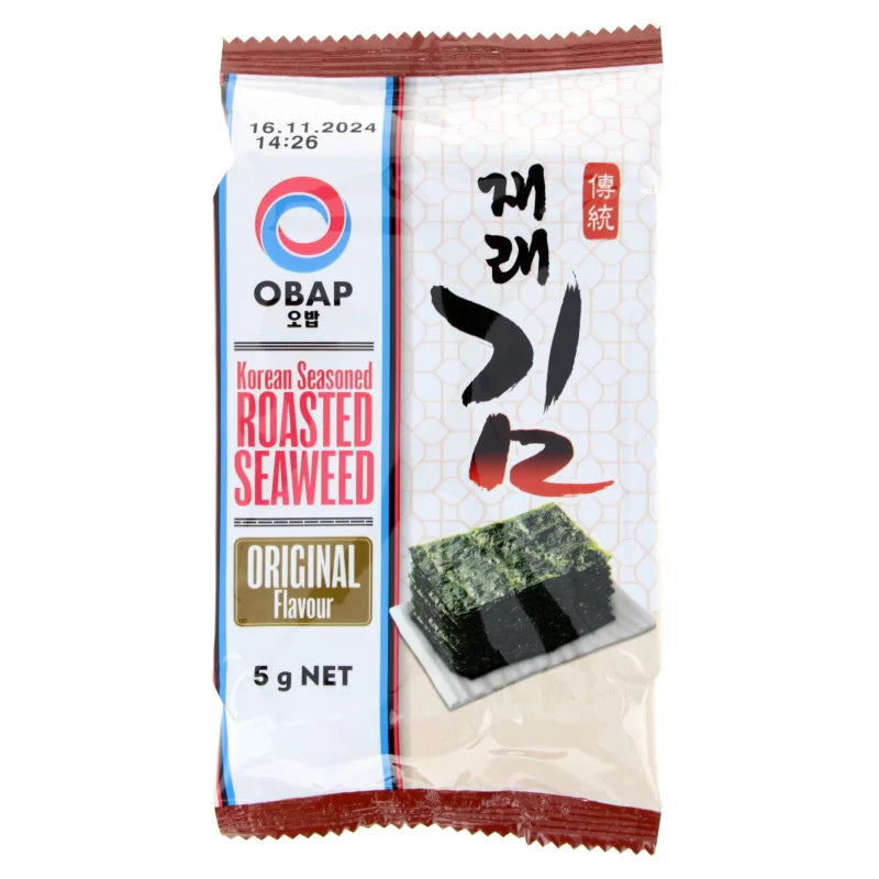 Nori seaweed snack - saveur original 5g