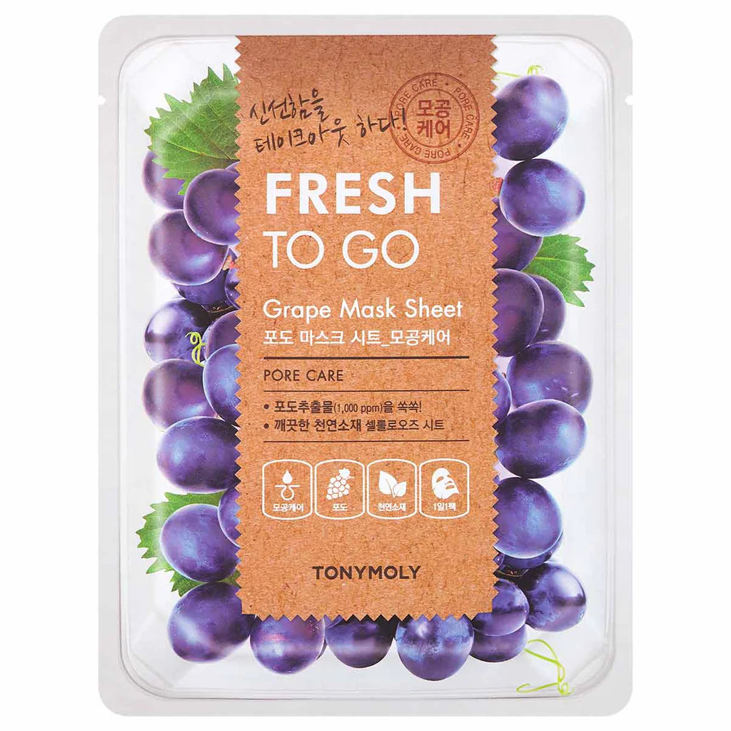 TONY MOLY fresh to go grape mask sheet