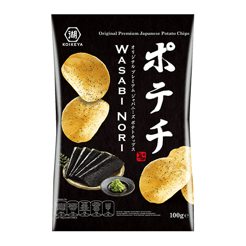 KOIKEYA Chips pdt wasabi nori 100g GATSU GATSU