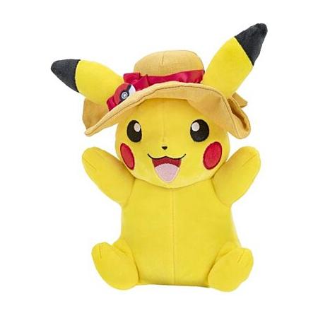 POKEMON - Pikachu Summer Hat - Peluche 20cm GATSU GATSU
