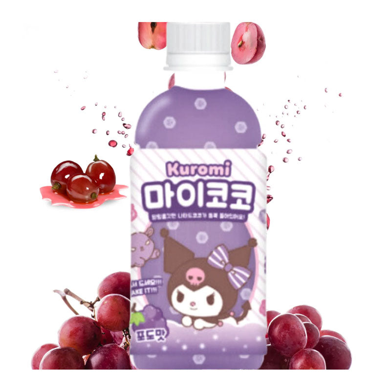 SANRIO Kuromi Grape Flavor Drink GATSU GATSU
