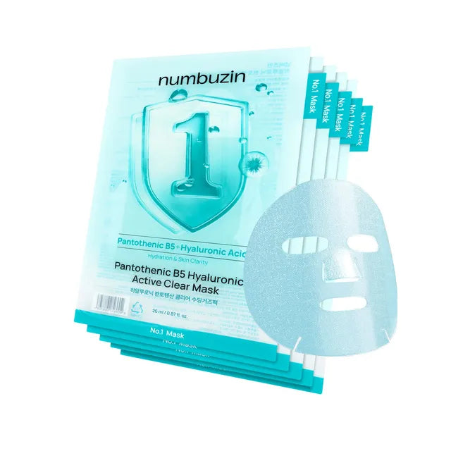 numbuzin - No.1 Pantothenic B5 Hyaluronic Active Clear Mask