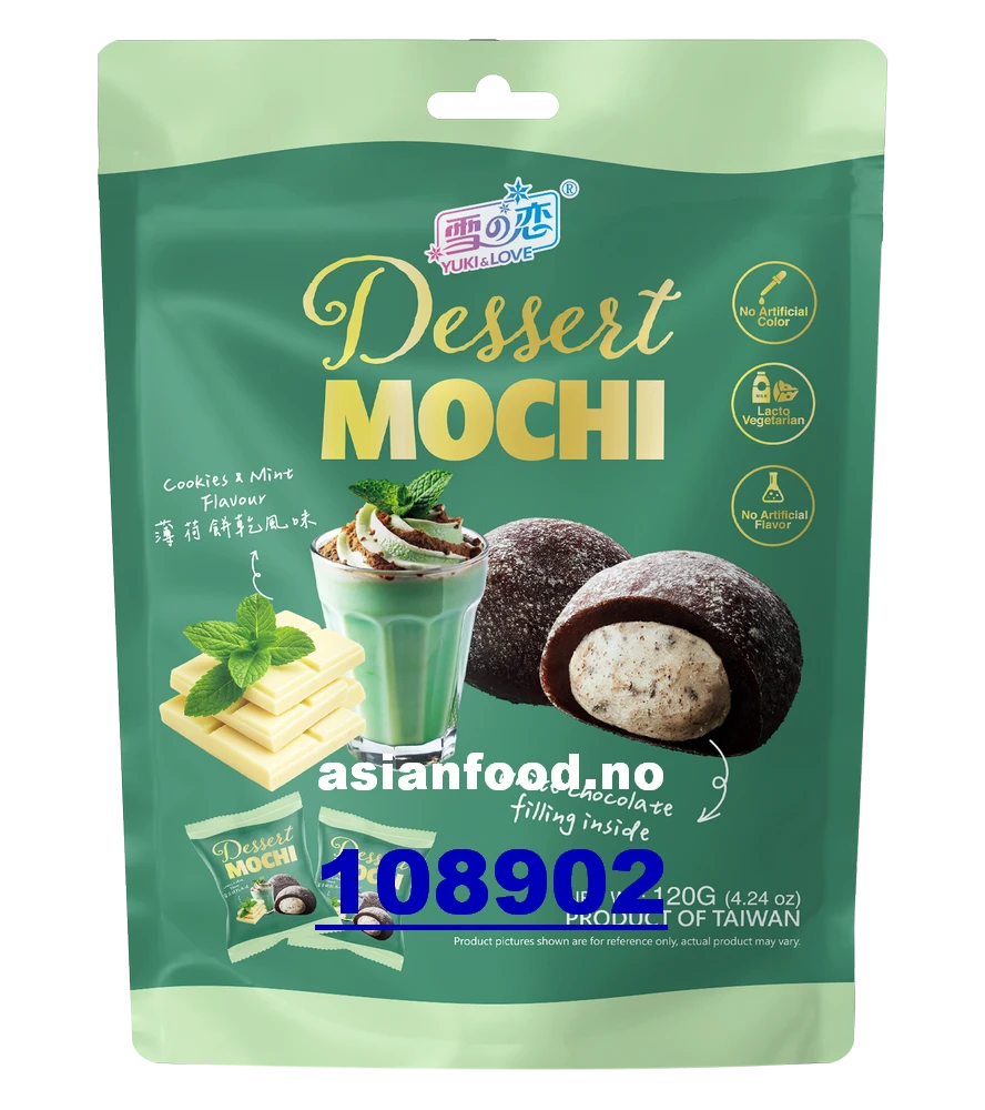 Yuki and love Menthe chocolat 120g
