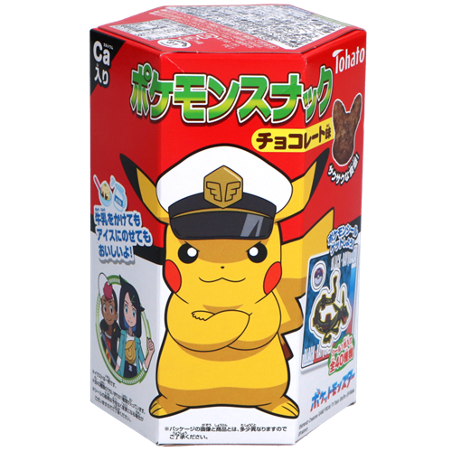 TOHATO Pokemon Snack Chocolate Puffs 23g