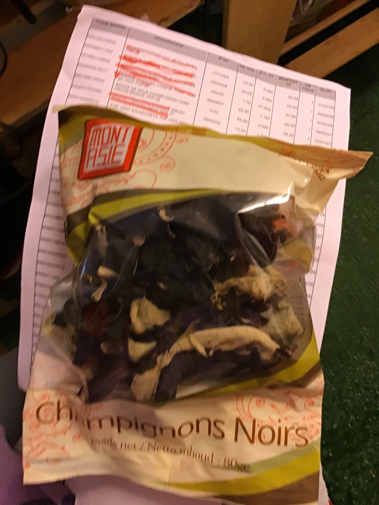 Champignon noir parfumé