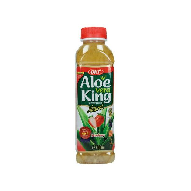 OKF Boisson à l'aloe vera avec fraise
