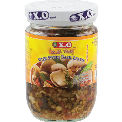 X.O Pâte de piment au feuilles de basilique 454g
