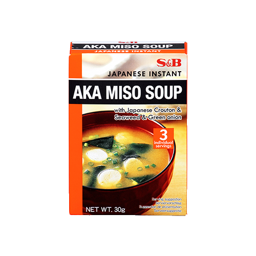S&B Soupe japonaise instantanée Aka Miso 30g