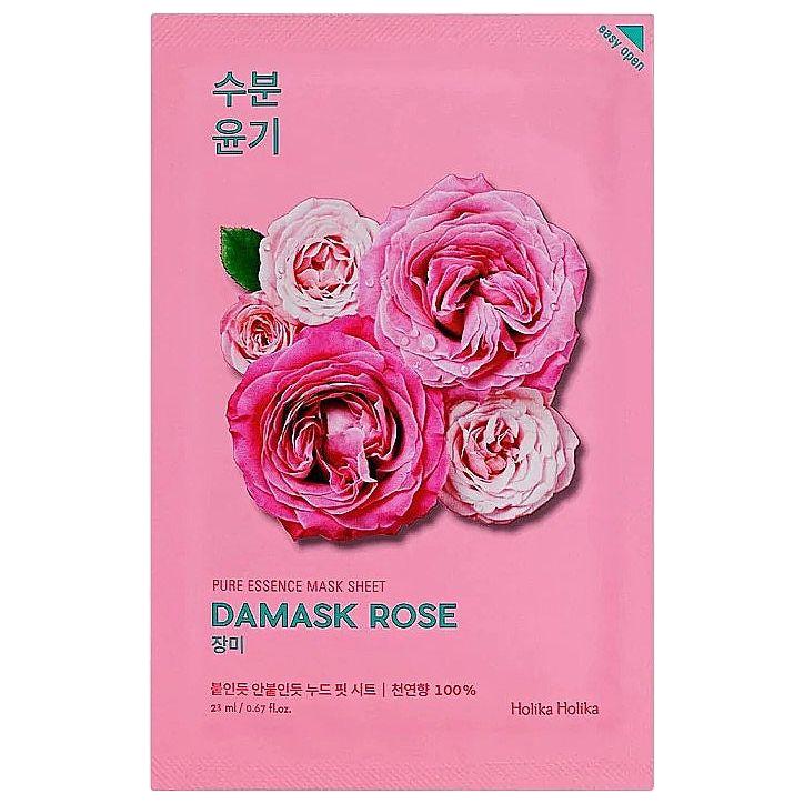 HOLIKA HOLIKA PURE ESSENCE MASQUE EN TISSU A LA ROSE GATSU GATSU