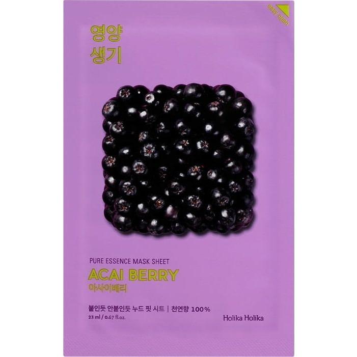 HOLIKA HOLIKA PURE ESSENCE MASQUE EN TISSU ACAIBERRY GATSU GATSU