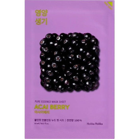 HOLIKA HOLIKA PURE ESSENCE MASQUE EN TISSU ACAIBERRY GATSU GATSU