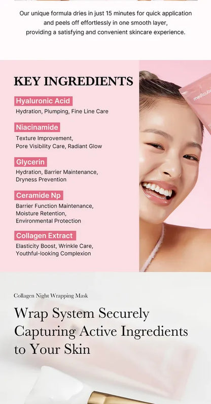 medicube - Collagen Night Wrapping Mask - Masque nuit au collagène