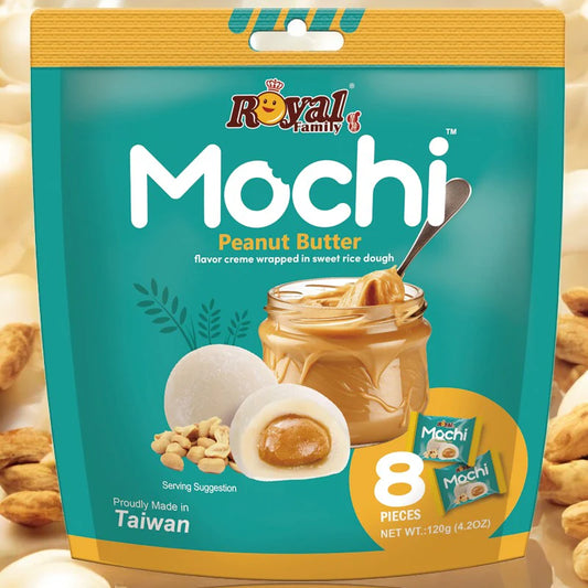 ROYAL FAMILY Mochi peanut butter 120g