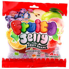 ABC Funny Hippo Fruit Shaped Fruity Jelly Assorted (8pcs) 428g