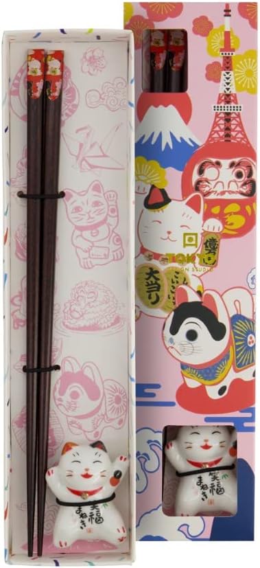 Tokyo Design Studio – Ensemble de baguettes – Lucky Cat