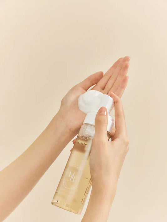 HEVEBLUE - Mousse Nettoyante Apaisante au Saumon et Centella - 200 ml