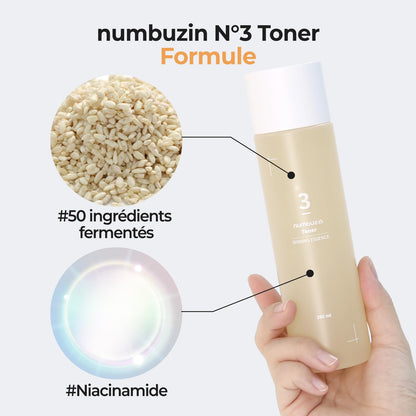 Numbuzin No.3 super glowing essence toner