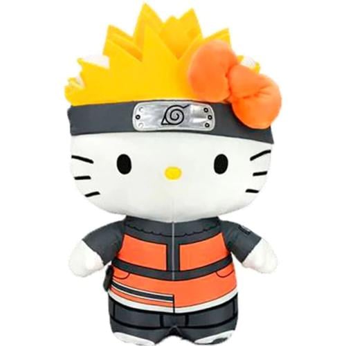 NARUTO x HELLO KITTY - Peluche 20cm GATSU GATSU