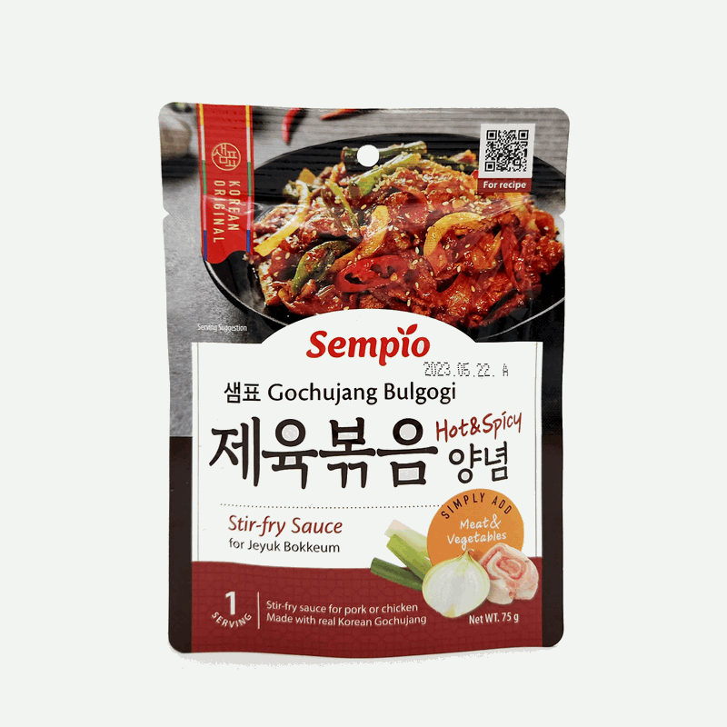 SEMPIO Gochujang Bulgogi Sauce 75g GATSU GATSU