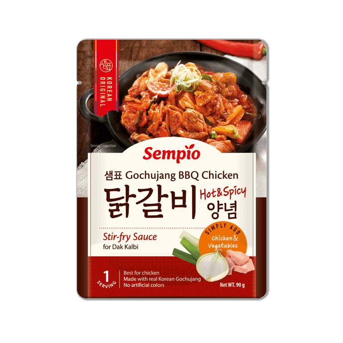 SEMPIO Sauce Gochujang BBQ Poulet 90g GATSU GATSU