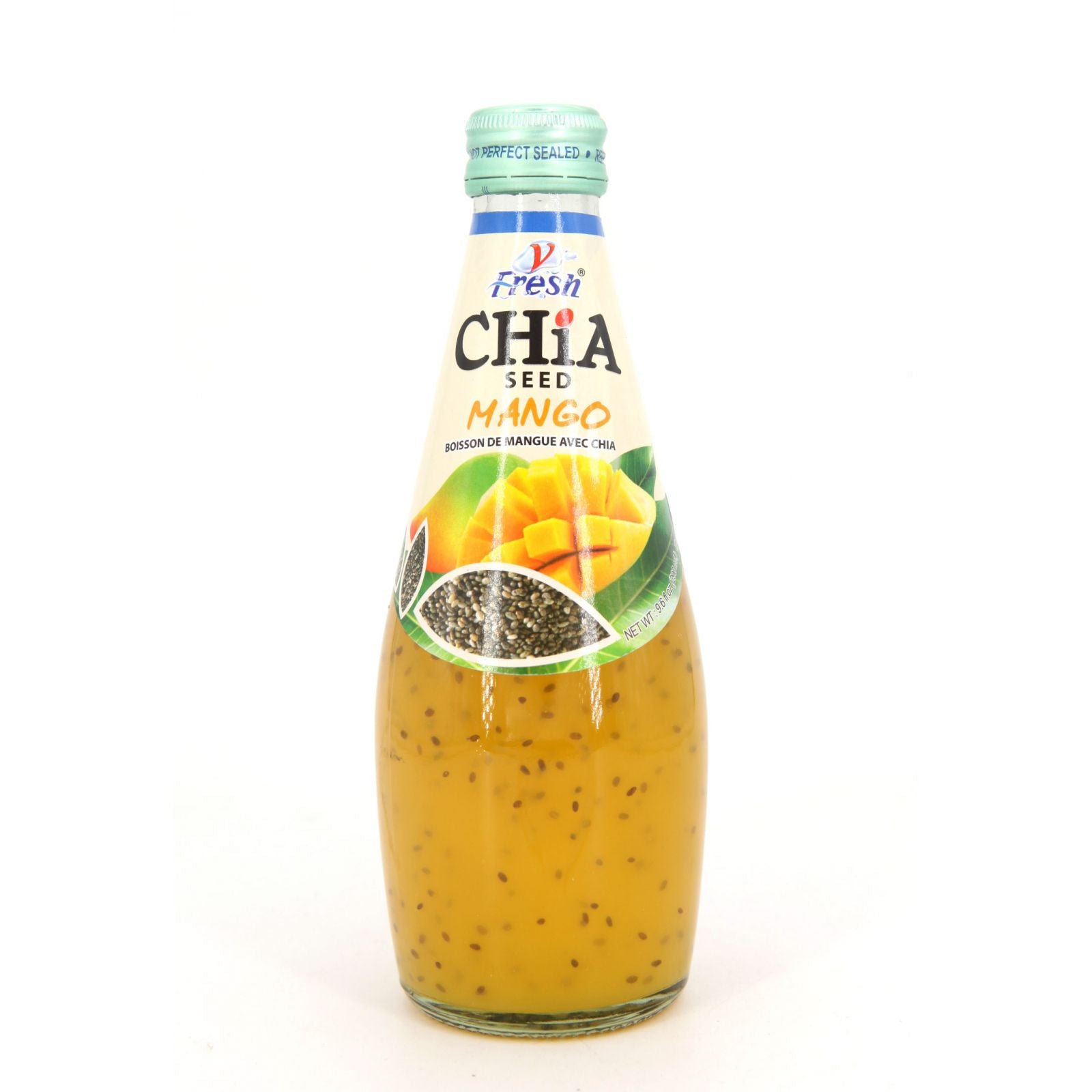 VTHAI Boisson saveur mangue avec graine de chia 290ml GATSU GATSU