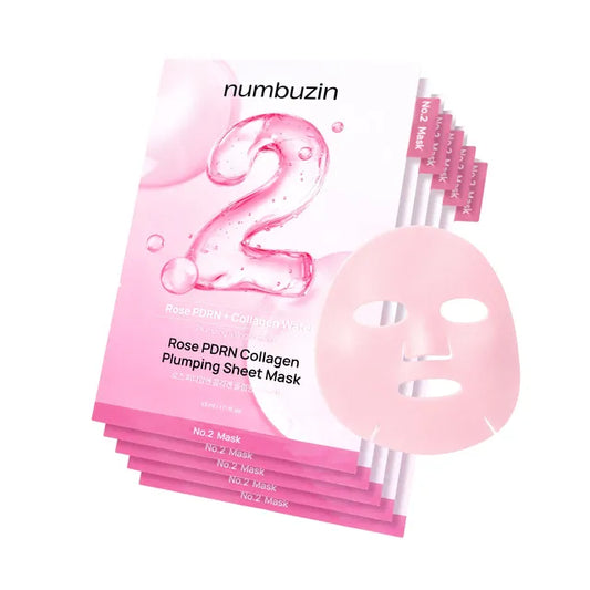 numbuzin - No.2 Rose PDRN Collagen Plumping Sheet Mask