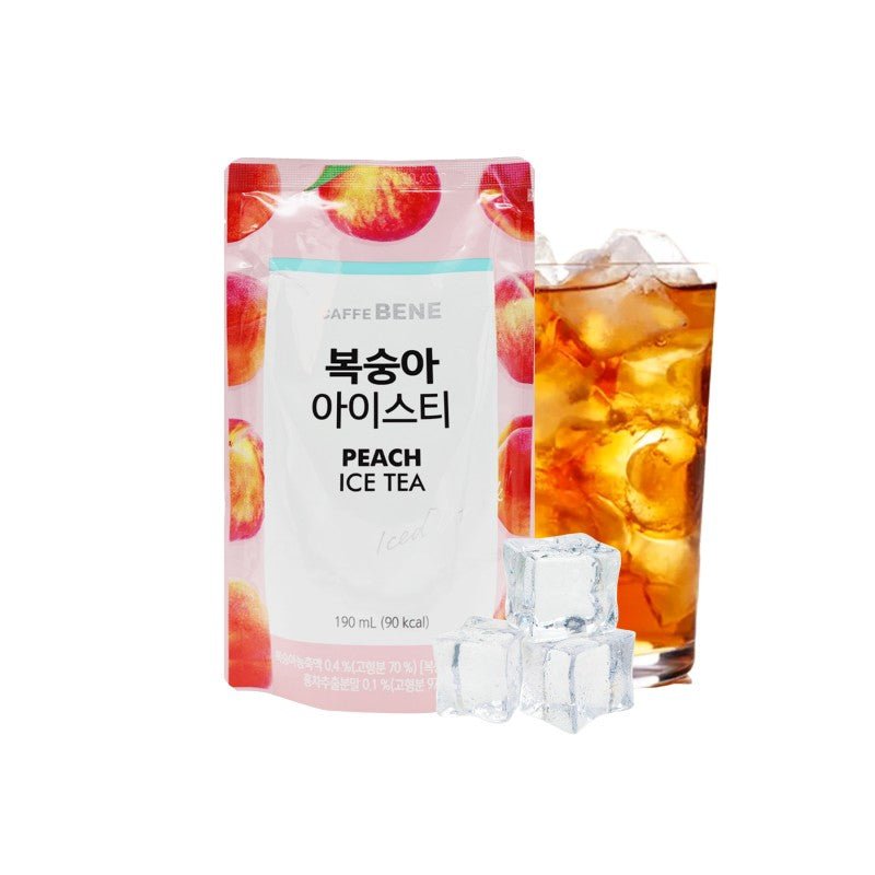 Boisson Coréenne thé pêche en pochette 190ml - GATSU GATSU