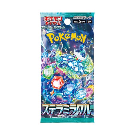 POKEMON - SCARLET & VIOLET STELLA MIRACLE  SV7 - Ver. JAP. - Booster à l'unité aléatoire