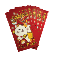 Chat Porte Bonheur Envelopperouge D 5st Par 15