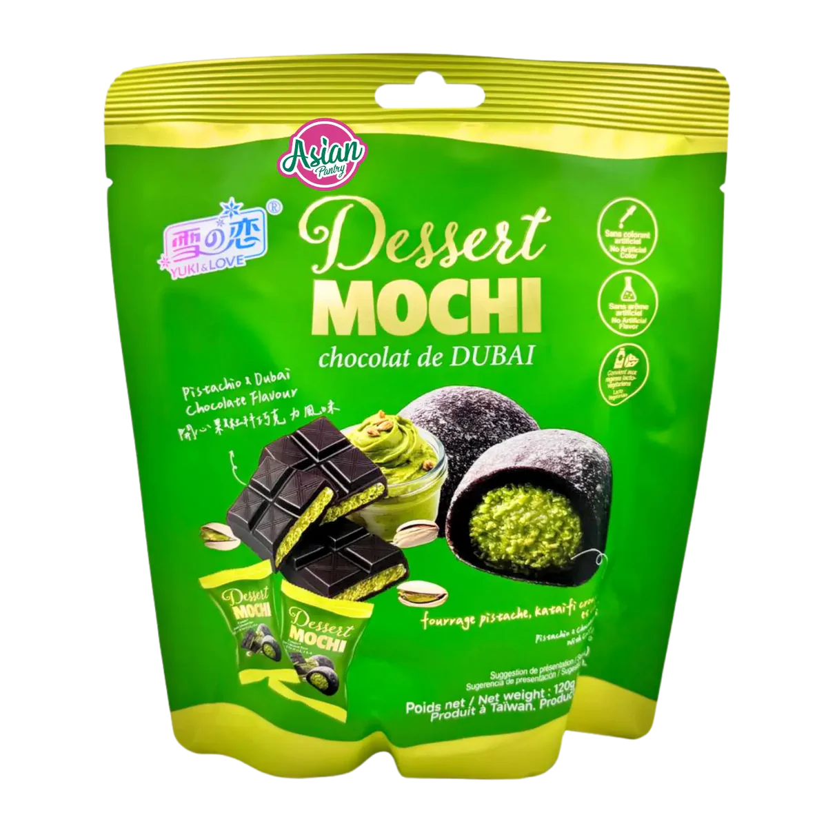 Mochi Dessert Chocolat de Dubai 120g Yuki & Love Par 12