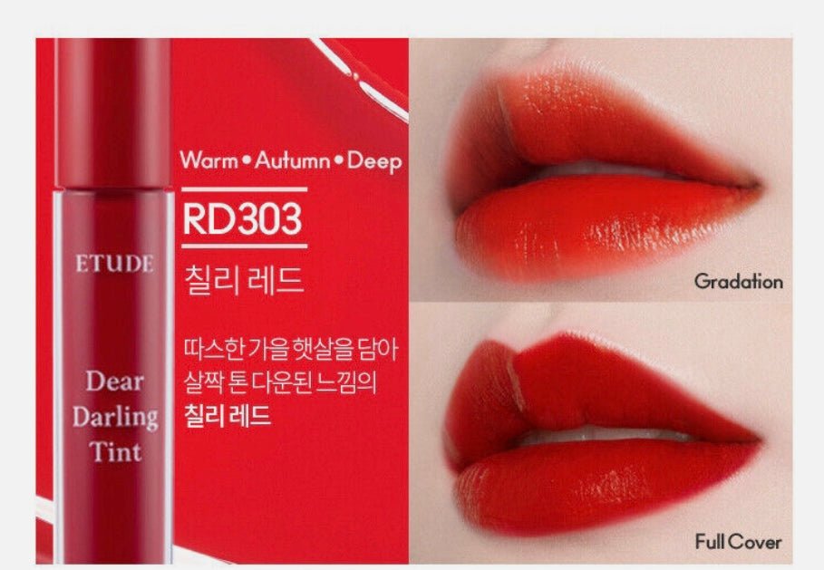 ETUDE HOUSE Dear darling water gel #RD303 chilly - GATSU GATSU