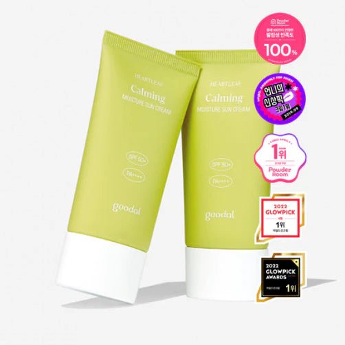 GOODAL Crème Solaire hydratante heartleaf - GATSU GATSU