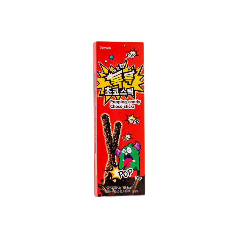SUNYOUNG Gros bâtonnets chocolat crépitant 54g