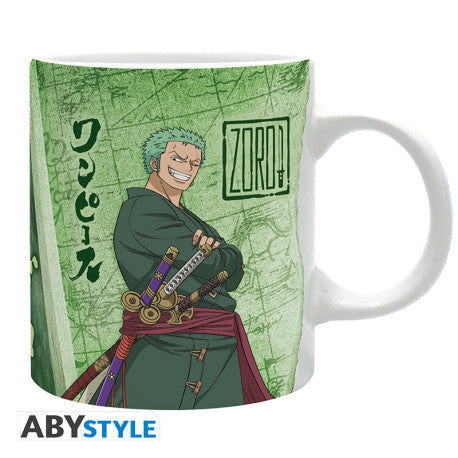 ONE PIECE - Mug - 320 ml - Zoro - subli mate - boîte x2