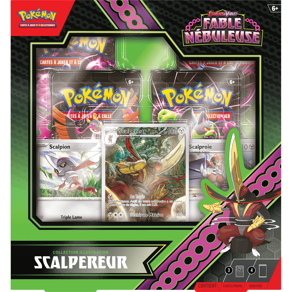 Pokémon EV65: Coffret Illustration Scalpereur