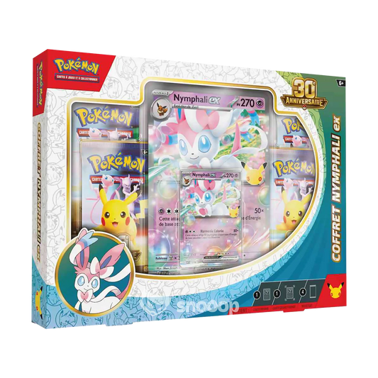 Coffret | Pokémon | 30e Anniversaire | Nymphali Ex |