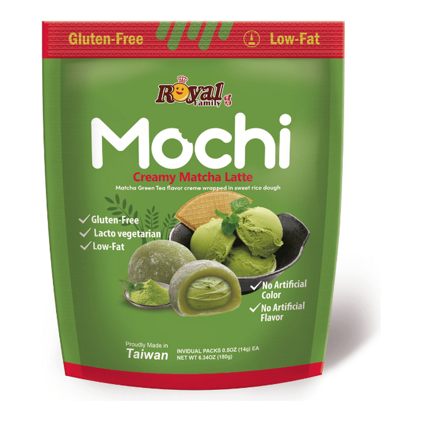 Royal Family Mochi Creamy Latte Matcha - sans gluten