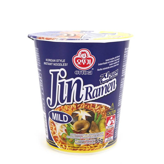 OTTOGI Jin Ramen Cup Noodle moyennement épicé 65g